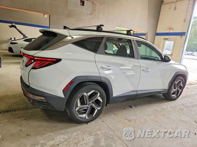 Trzecie zdjęcie samochodu z tyłu: 2022 HYUNDAI TUCSON SEL VIN:5NMJF3AE1NH057524 - miniatura
