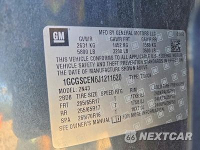 Zdjęcie 13 z 13 samochodu: 2018 CHEVROLET COLORADO LT VIN:1GCGSCEN6J1211620 - miniatura