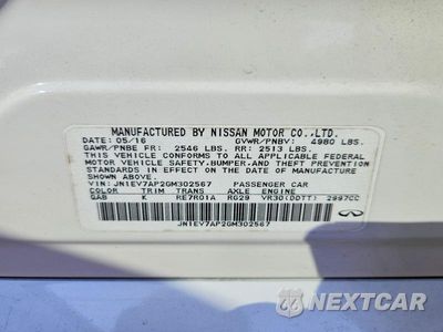 Zdjęcie 12 z 12 samochodu: 2016 INFINITI Q50 3.0T PREMIUM VIN:JN1EV7AP2GM302567 - miniatura