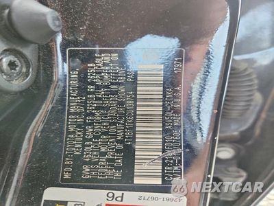 Zdjęcie 12 z 12 samochodu: 2012 TOYOTA CAMRY LE VIN:4T1BF1FK6CU138754 - miniatura