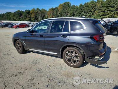 Drugie zdjęcie samochodu z przodu: 2022 BMW X3 XDRIVE30I VIN:5UX53DP08N9M34324 - miniatura