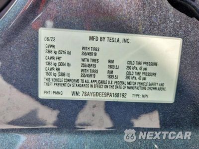 Zdjęcie 13 z 13 samochodu: 2023 TESLA MODEL Y VIN:7SAYGDEE9PA168192 - miniatura