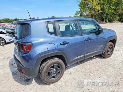 Trzecie zdjęcie samochodu z tyłu: 2020 JEEP RENEGADE SPORT VIN:ZACNJBAB0LPL89782 - miniatura