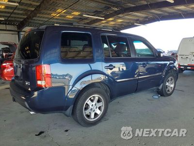 Trzecie zdjęcie samochodu z tyłu: 2010 HONDA PILOT TOURING VIN:5FNYF4H94AB008312 - miniatura