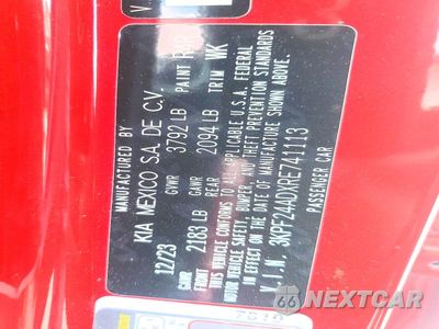 Zdjęcie 13 z 13 samochodu: 2024 KIA FORTE LXS VIN:3KPF24ADXRE741113 - miniatura