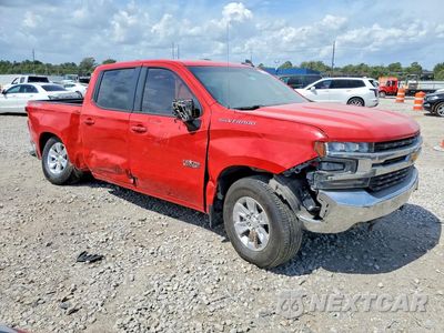 Czwarte zdjęcie samochodu z boku: 2019 CHEVROLET SILVERADO K1500 LT VIN:3GCUYDED3KG232085 - miniatura