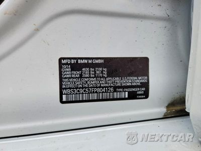 Zdjęcie 12 z 12 samochodu: 2015 BMW M3 VIN:WBS3C9C57FP804126 - miniatura