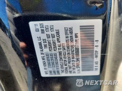 Zdjęcie 13 z 13 samochodu: 2011 HONDA ODYSSEY EXL VIN:5FNRL5H61BB068817 - miniatura