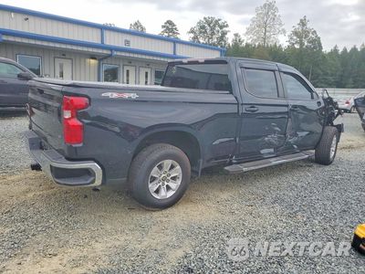 Trzecie zdjęcie samochodu z tyłu: 2023 CHEVROLET SILVERADO K1500 LT VIN:1GCUDDED6PZ317425 - miniatura