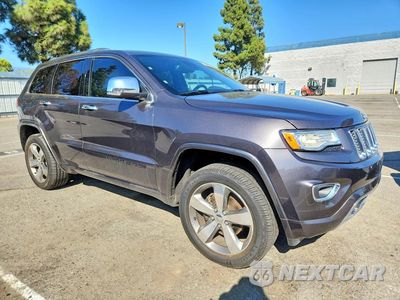Czwarte zdjęcie samochodu z boku: 2015 JEEP GRAND CHEROKEE OVERLAND VIN:1C4RJFCG2FC827957 - miniatura