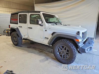 Czwarte zdjęcie samochodu z boku: 2026 JEEP WRANGLER SPORT VIN:1C4PJXDG8TW233606 - miniatura