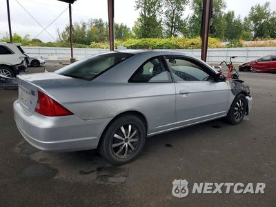 Trzecie zdjęcie samochodu z tyłu: 2002 HONDA CIVIC LX VIN:1HGEM225X2L022962 - miniatura
