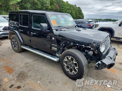 Czwarte zdjęcie samochodu z boku: 2024 JEEP WRANGLER SAHARA VIN:1C4PJXEG0RW264632 - miniatura