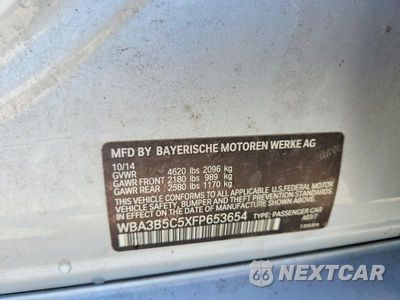 Zdjęcie 12 z 12 samochodu: 2015 BMW 3 SERIES 3 VIN:WBA3B5C5XFP653654 - miniatura