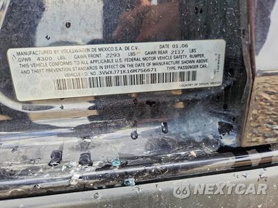 Zdjęcie 12 z 12 samochodu: 2006 VOLKSWAGEN JETTA GLI OPTION PACKAGE 2 VIN:3VWXJ71K16M756671 - miniatura