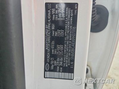 Zdjęcie 14 z 14 samochodu: 2023 HYUNDAI TUCSON SEL VIN:5NMJBCAEXPH271118 - miniatura