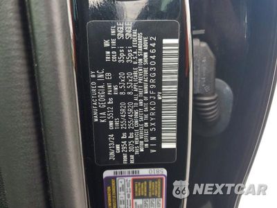 Zdjęcie 14 z 14 samochodu: 2024 KIA SORENTO X-LINE SX PRESTIGE VIN:5XYRKDJF9RG304642 - miniatura