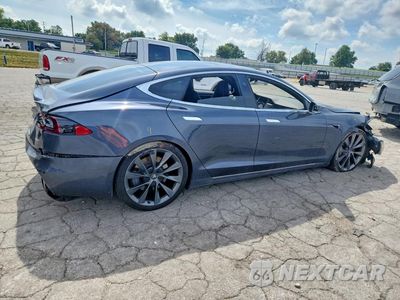 Trzecie zdjęcie samochodu z tyłu: 2018 TESLA MODEL S VIN:5YJSA1E28JF258145 - miniatura