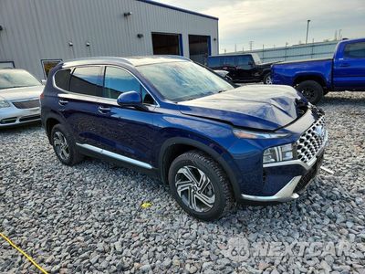 Czwarte zdjęcie samochodu z boku: 2022 HYUNDAI SANTA FE SEL VIN:5NMS2DAJ4NH437962 - miniatura