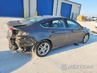 Trzecie zdjęcie samochodu z tyłu: 2018 FORD FUSION SE VIN:3FA6P0H70JR192700 - miniatura