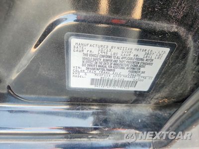 Zdjęcie 12 z 12 samochodu: 2013 NISSAN SENTRA S VIN:3N1AB7AP7DL794915 - miniatura