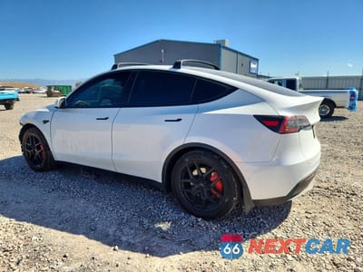 Drugie zdjęcie samochodu z przodu: 2021 TESLA MODEL Y VIN:5YJYGAEE6MF188751 - miniatura