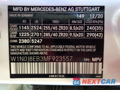 Zdjęcie 13 z 13 samochodu: 2021 MERCEDES-BENZ GLC COUPE 300 4MATIC VIN:W1N0J8EB3MF923557 - miniatura