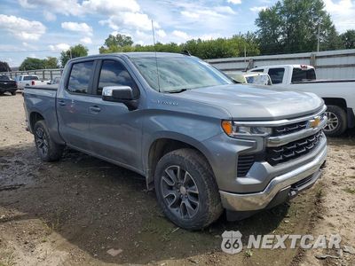 Czwarte zdjęcie samochodu z boku: 2023 CHEVROLET SILVERADO K1500 LT-L VIN:3GCPDKEK7PG153196 - miniatura