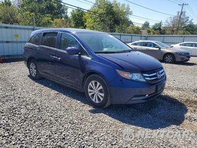 Czwarte zdjęcie samochodu z boku: 2016 HONDA ODYSSEY EXL VIN:5FNRL5H62GB038958 - miniatura