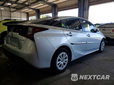 Trzecie zdjęcie samochodu z tyłu: 2019 TOYOTA PRIUS LE VIN:JTDKARFU5K3076335 - miniatura