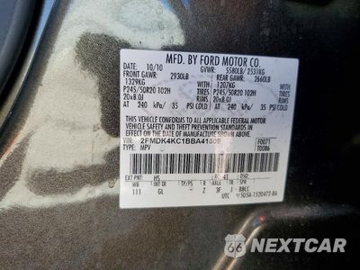 Zdjęcie 14 z 14 samochodu: 2011 FORD EDGE LIMITED VIN:2FMDK4KC1BBA41809 - miniatura