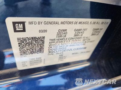 Zdjęcie 12 z 12 samochodu: 2020 CHEVROLET SILVERADO K1500 LTZ VIN:3GCUYGED2LG309998 - miniatura