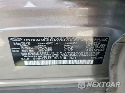 Zdjęcie 12 z 12 samochodu: 2018 HYUNDAI SANTA FE SPORT 2.4L VIN:5NMZU3LB0JH105861 - miniatura