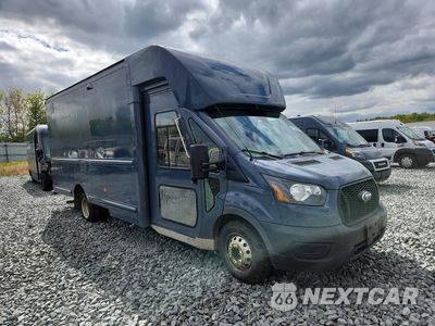 Czwarte zdjęcie samochodu z boku: 2021 FORD TRANSIT T-350 HD DELIVERY TRUCK VIN:1FDDF6P85MKA53569 - miniatura