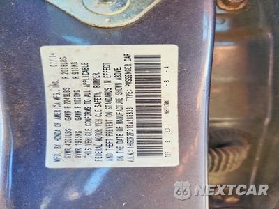 Zdjęcie 12 z 12 samochodu: 2014 HONDA ACCORD LX VIN:1HGCR2F31EA286833 - miniatura