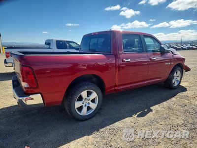 Trzecie zdjęcie samochodu z tyłu: 2010 DODGE RAM 1500 VIN:1D7RV1CT4AS257503 - miniatura