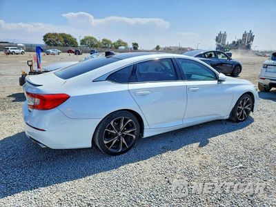 Trzecie zdjęcie samochodu z tyłu: 2022 HONDA ACCORD SPORT SE VIN:1HGCV1F40NA109768 - miniatura