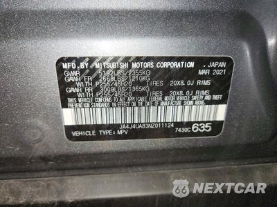 Zdjęcie 13 z 13 samochodu: 2022 MITSUBISHI OUTLANDER SE VIN:JA4J4UA83NZ011124 - miniatura
