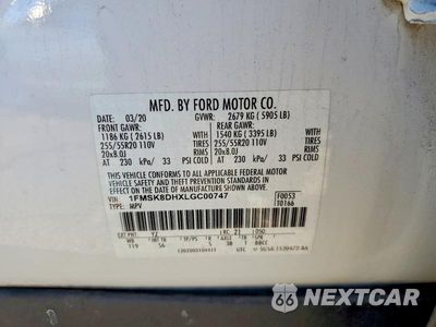 Zdjęcie 13 z 13 samochodu: 2020 FORD XLT VIN:1FMSK8DHXLGC00747 - miniatura