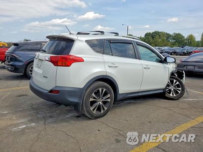 Trzecie zdjęcie samochodu z tyłu: 2015 TOYOTA RAV4 LIMITED VIN:2T3YFREV6FW225585 - miniatura