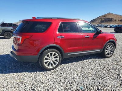 Trzecie zdjęcie samochodu z tyłu: 2016 FORD EXPLORER LIMITED VIN:1FM5K8F85GGC09145 - miniatura