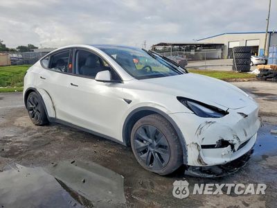 Czwarte zdjęcie samochodu z boku: 2025 TESLA MODEL Y VIN:7SAYGDED3SA379548 - miniatura