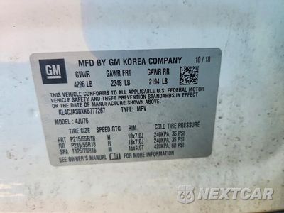 Zdjęcie 13 z 13 samochodu: 2019 BUICK ENCORE PREFERRED VIN:KL4CJASBXKB777267 - miniatura