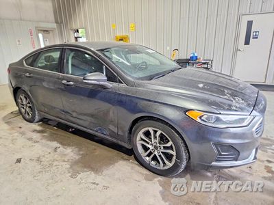 Czwarte zdjęcie samochodu z boku: 2019 FORD FUSION SEL VIN:3FA6P0CD7KR139393 - miniatura