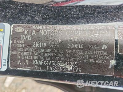 Zdjęcie 12 z 12 samochodu: 2016 KIA FORTE LX VIN:KNAFX4A68G5541355 - miniatura