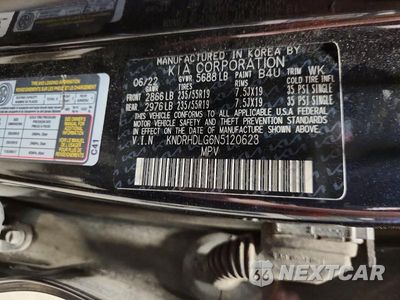 Zdjęcie 13 z 13 samochodu: 2022 KIA SORENTO EX VIN:KNDRHDLG6N5120623 - miniatura