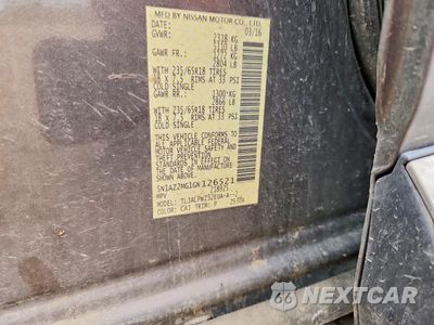 Zdjęcie 13 z 13 samochodu: 2016 NISSAN MURANO S VIN:5N1AZ2MG1GN126521 - miniatura