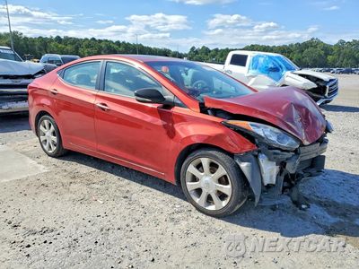 Czwarte zdjęcie samochodu z boku: 2011 HYUNDAI ELANTRA LIMITED VIN:KMHDH4AE4BU111878 - miniatura