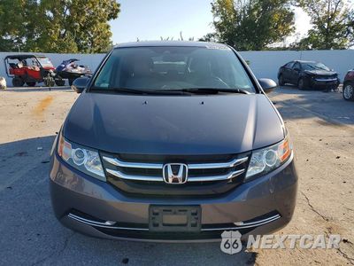 Piąte zdjęcie samochodu w środku: 2014 HONDA ODYSSEY EXL VIN:5FNRL5H68EB112302 - miniatura