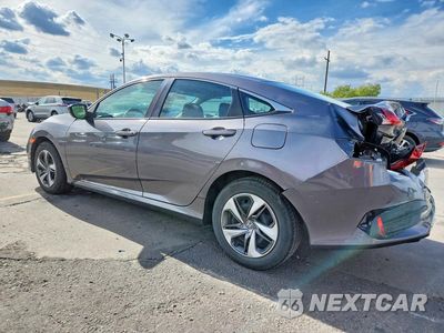 Drugie zdjęcie samochodu z przodu: 2019 HONDA CIVIC LX VIN:19XFC2F68KE039065 - miniatura